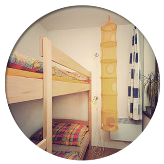 Dětský pokoj v apartmánu.